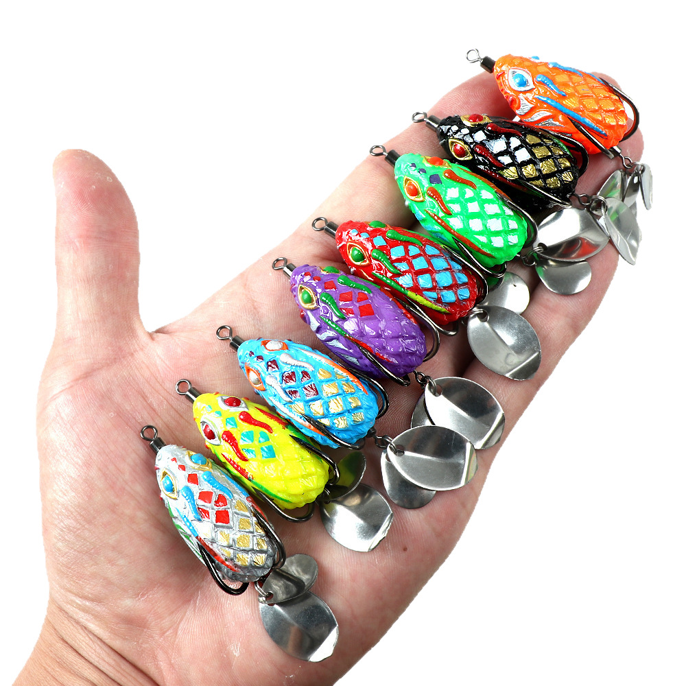Fishing Lure Blade Bait - 4cm/5.8g 1pc/8pcs Thai Style Thunder Frog