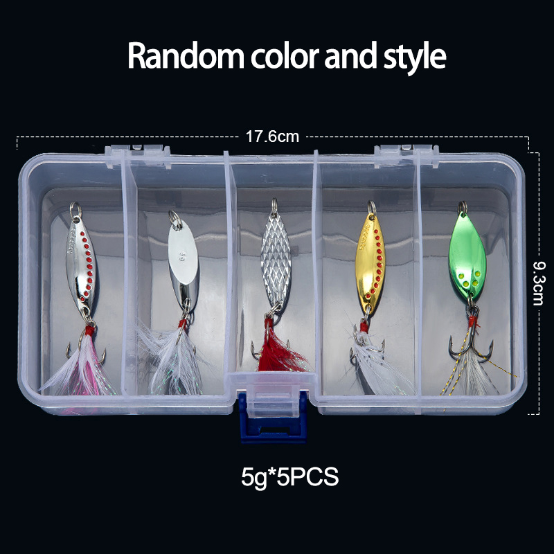 Fishing Lure Crankbait - Metal Spoon Spinner Fishing Lure 5g