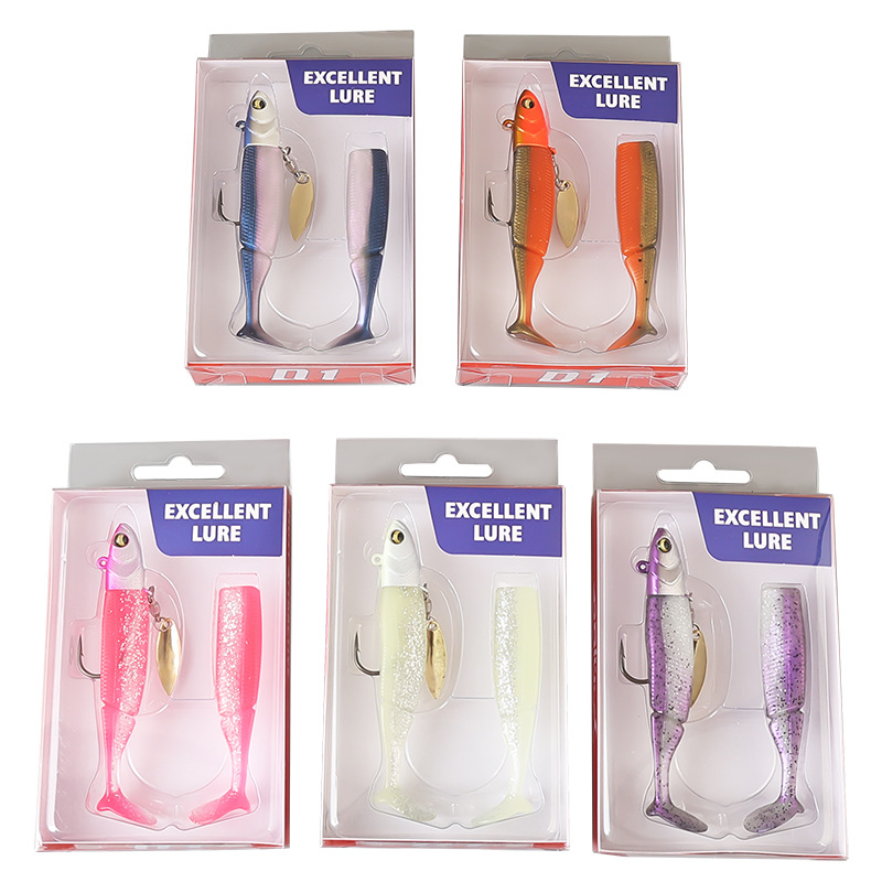 Fishing Lure Blade Bait - 1Pcs Soft Swimbait Fishing Lure Set