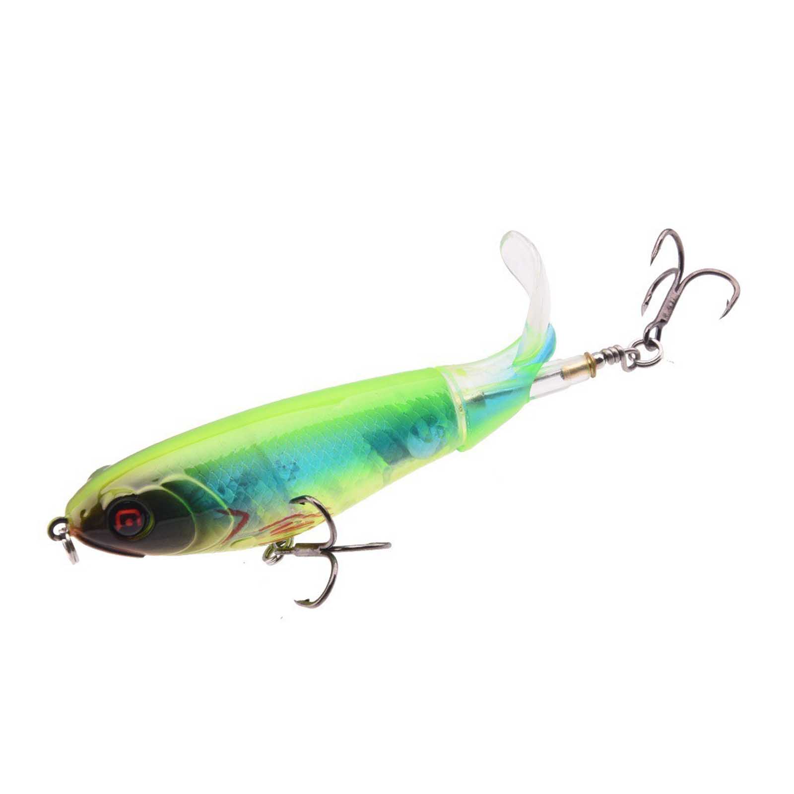 Fishing Lure Popper - 10.5cm/17g Propeller Tractor Topwater Lure Popper