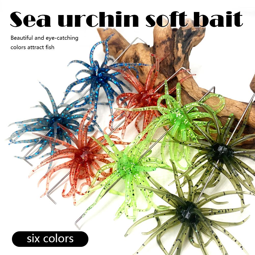 Fishing Lure Spinnerbait - Floating TPR Sea Urchin Spiky Ball