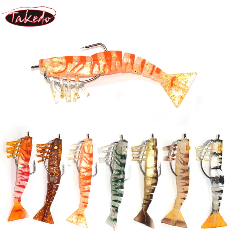 Fishing Lure Crankbait - TAKEDO LV01A Tôm Sống 120MM 17G