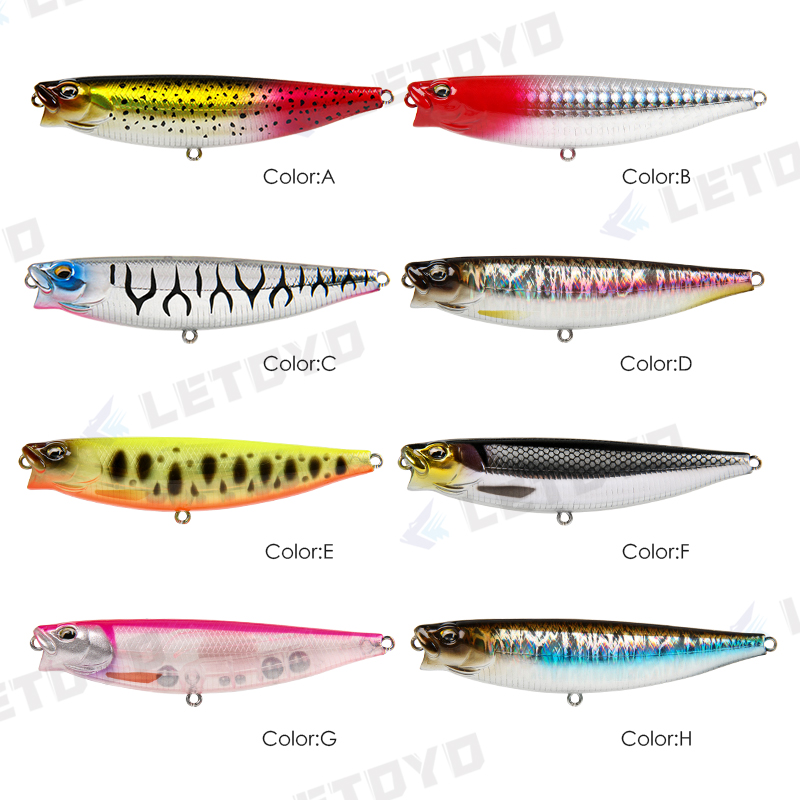 LETOYO 65Mm 5G/90Mm 10G Bề Mặt - đánh giá và giá Fishing Lure Topwater