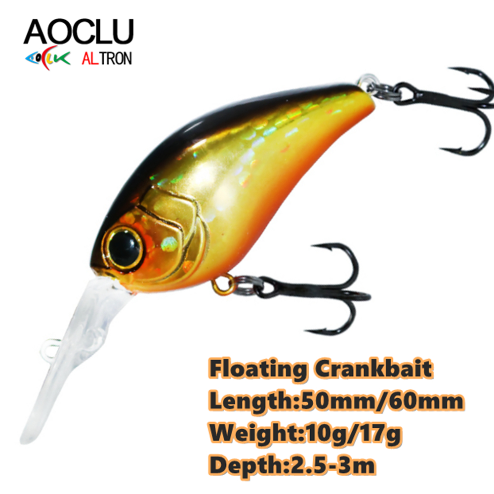 AOCLU Floating Minnow 50mm 10g - đánh giá và giá Fishing Lure Crankbait