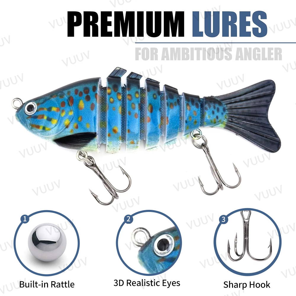 10 pcs Multi-Joint Swimbait Fi - đánh giá và giá Fishing Lure Popper