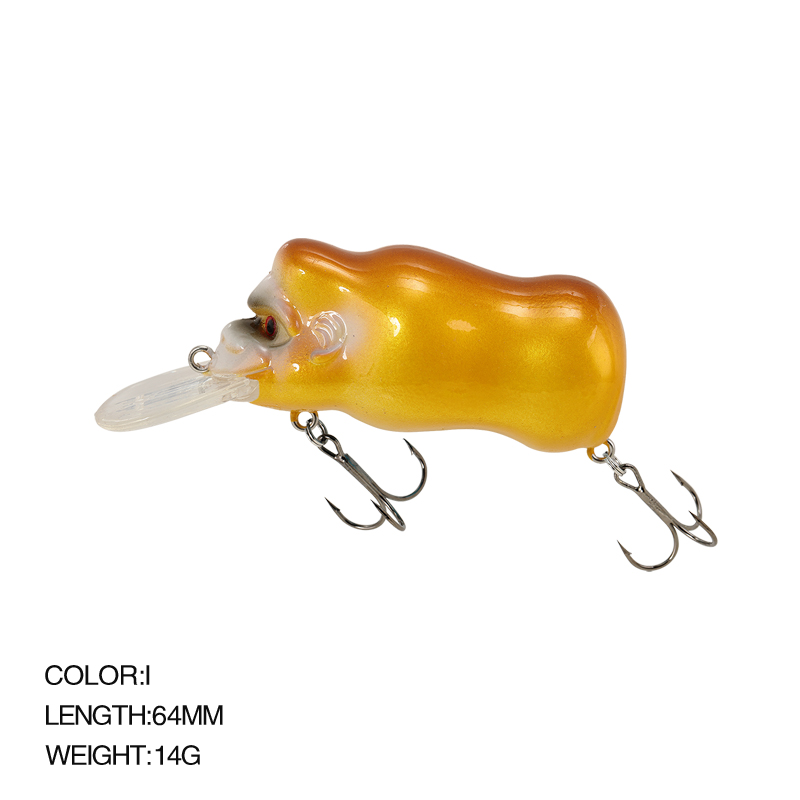 64mm 16G Floating Orangutan Lu - đánh giá và giá Fishing Lure Crankbait