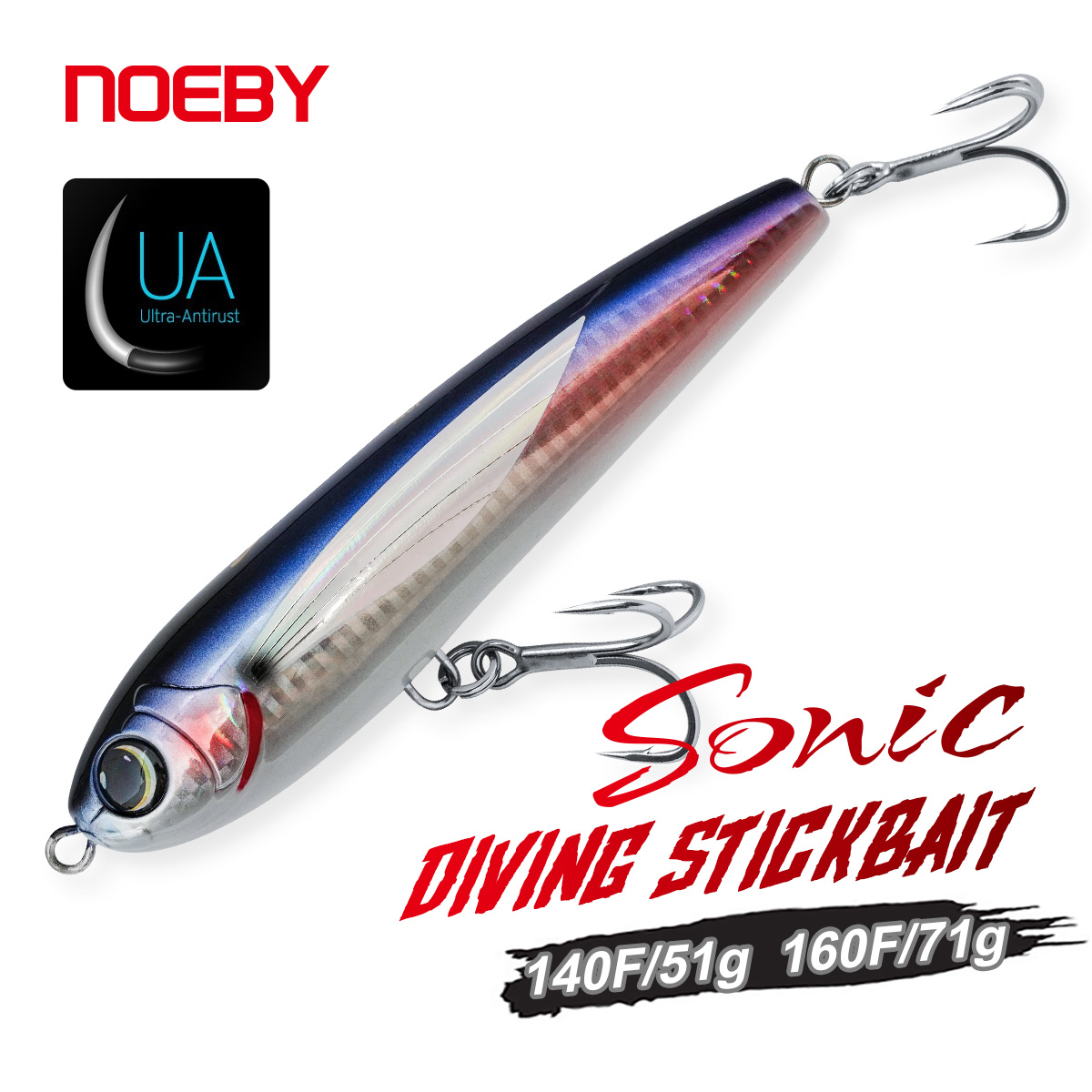 NOEBY Diving Stickbait 140mm 5 - đánh giá và giá Fishing Lure Buzzbait