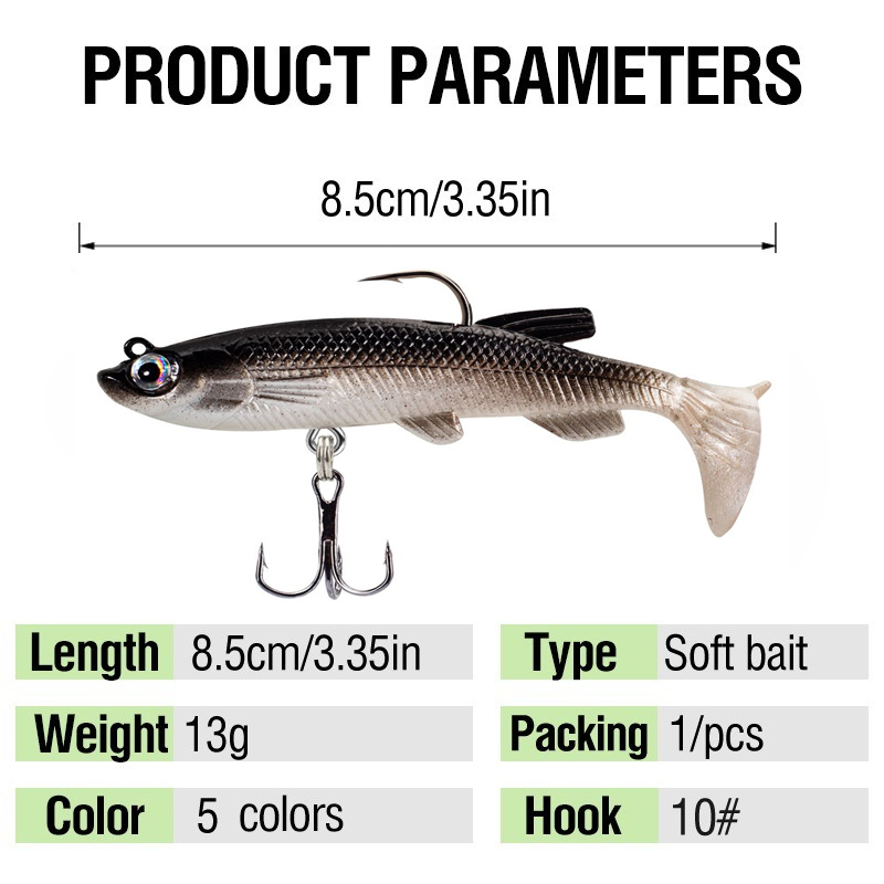 8pcs Kit Fishing Lure Soft Lur - đánh giá và giá Fishing Lure Making Kit