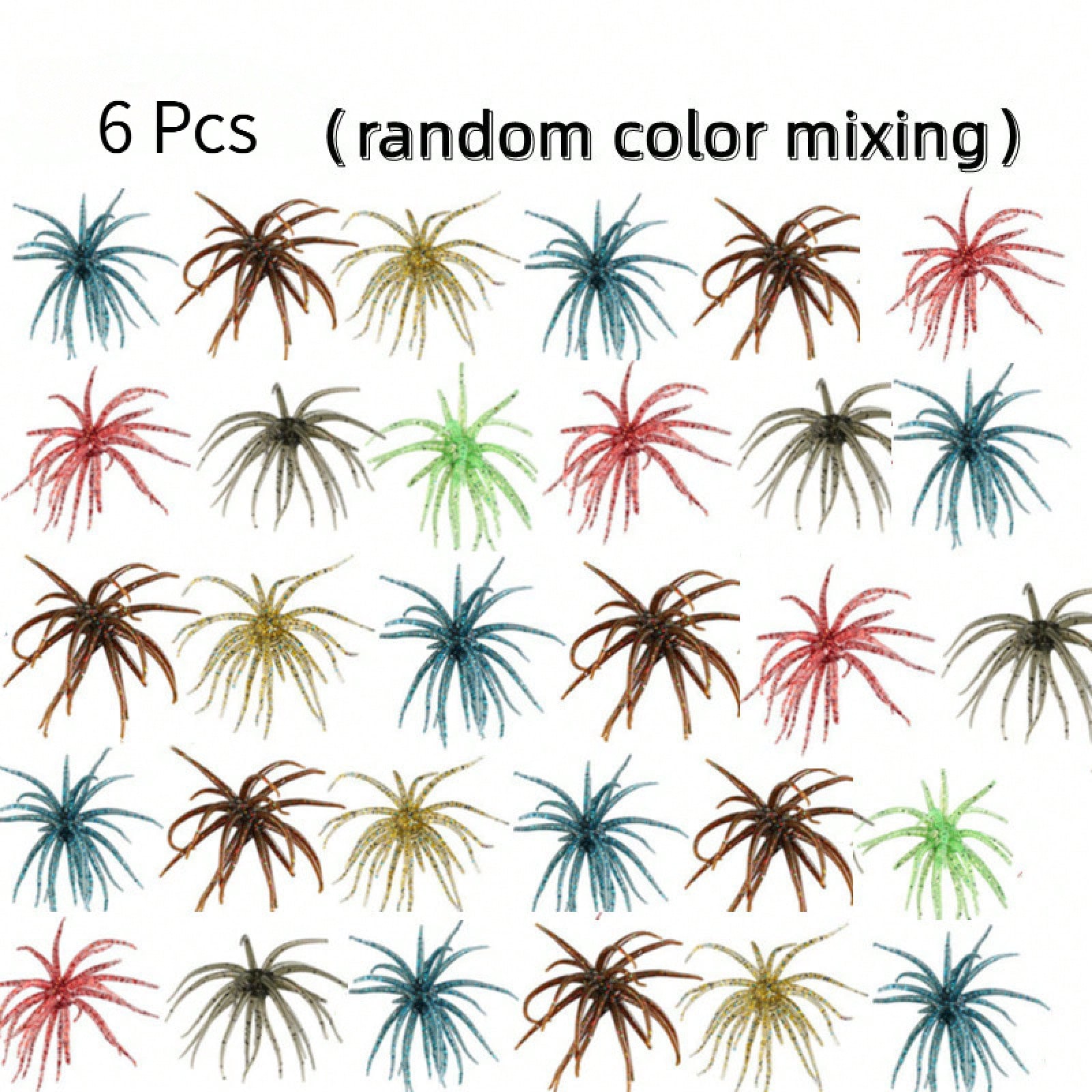 6Pcs Fishing Sea Urchin Soft L - đánh giá và giá Fishing Lure Topwater