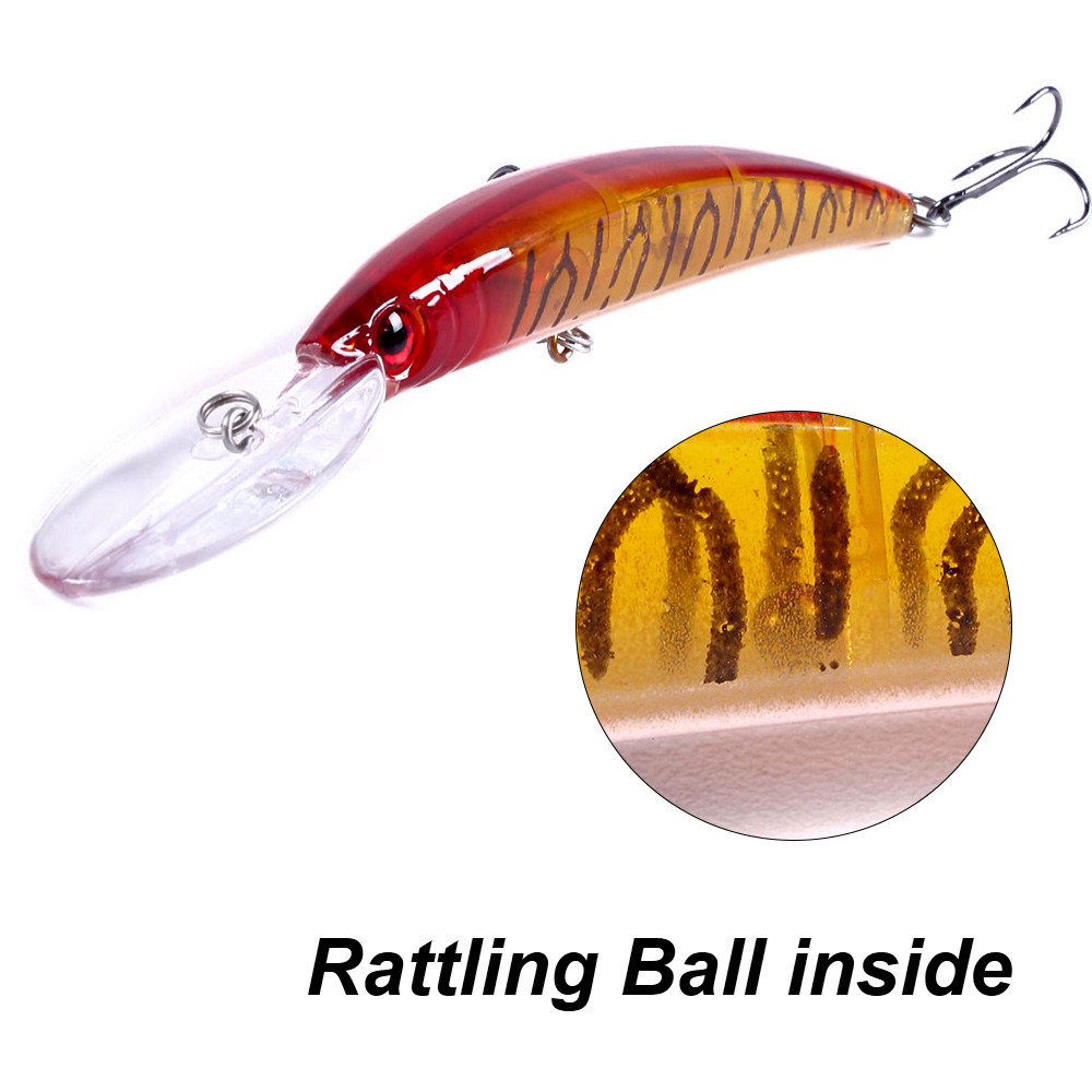 1 Chiếc 15Cm 15G Lặn Sâu Jerkb - đánh giá và giá Fishing Lure Crankbait