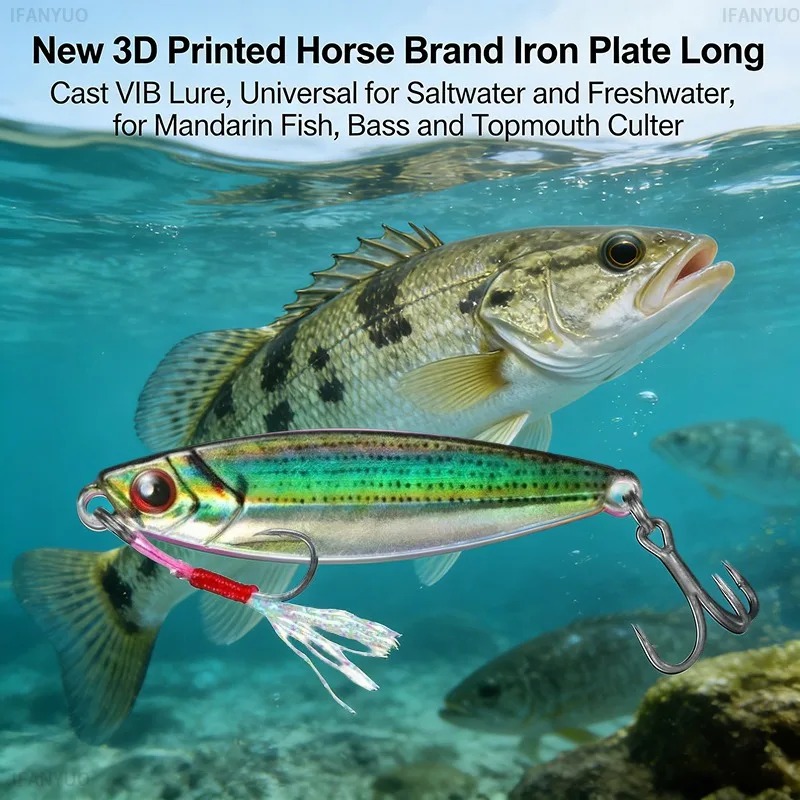3D Printed Metal VIB Fishing L - đánh giá và giá Fishing Lure Blade Bait
