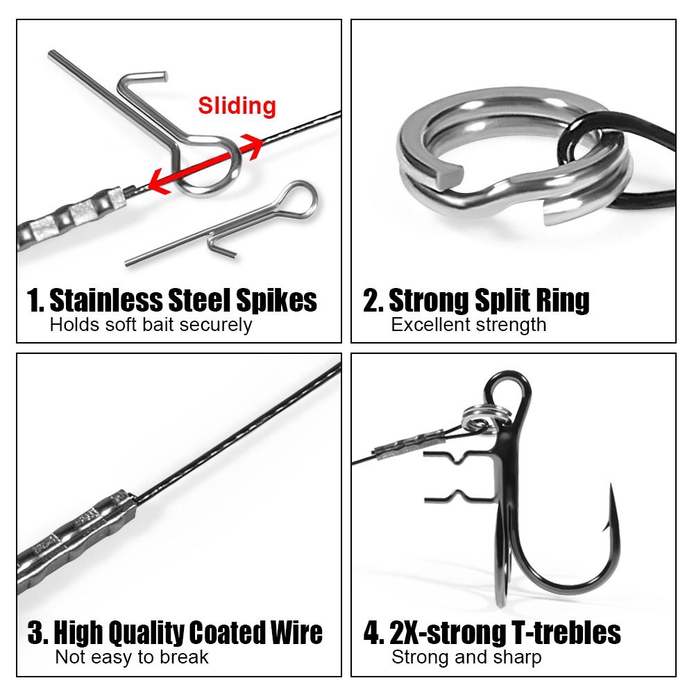 Rosewood 3pcs Strike Point Sti - đánh giá và giá Fishing Lure Spinnerbait