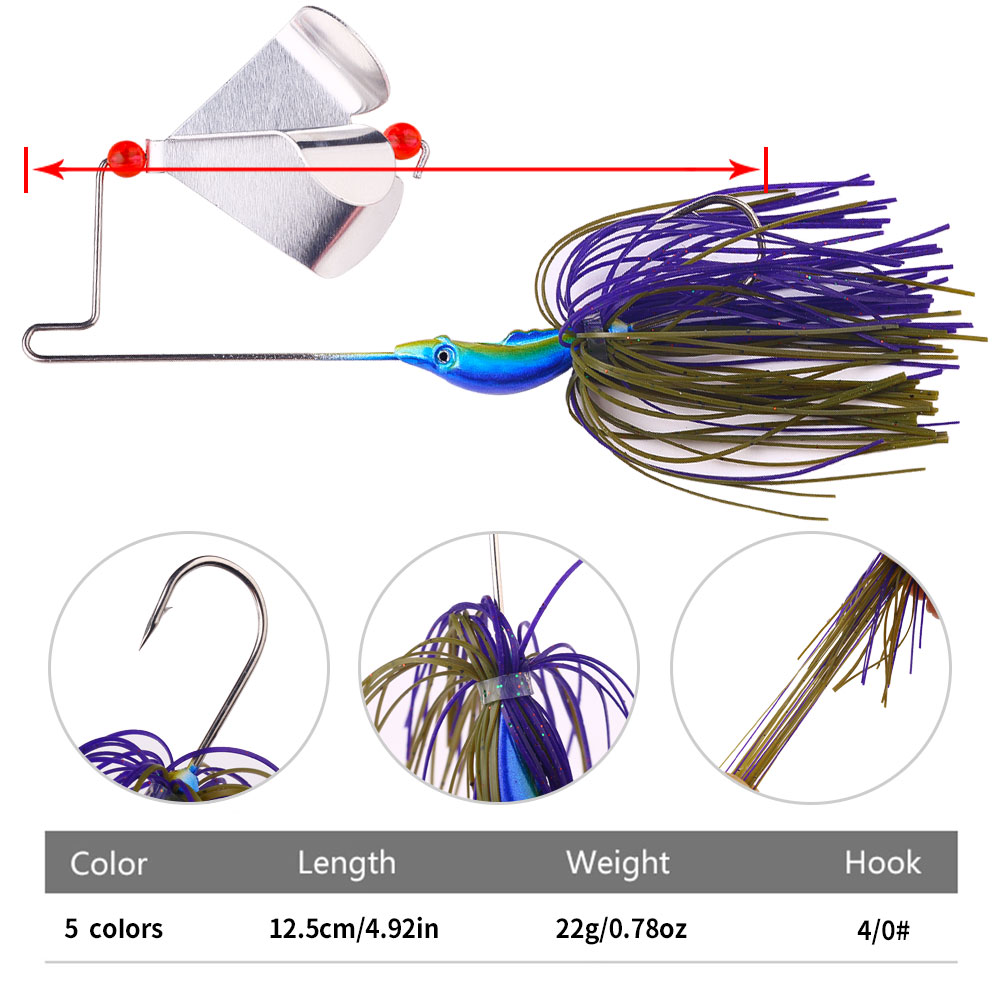 22g Buzzbait Fishing Lure with - đánh giá và giá Fishing Lure Blade Bait
