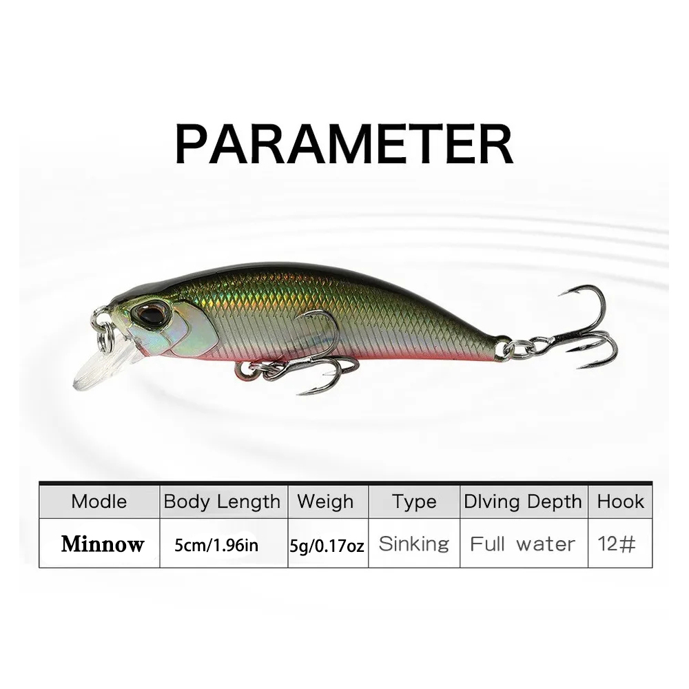15Pcs Sinking Minnow Fishing L - đánh giá và giá Fishing Lure Jerkbait