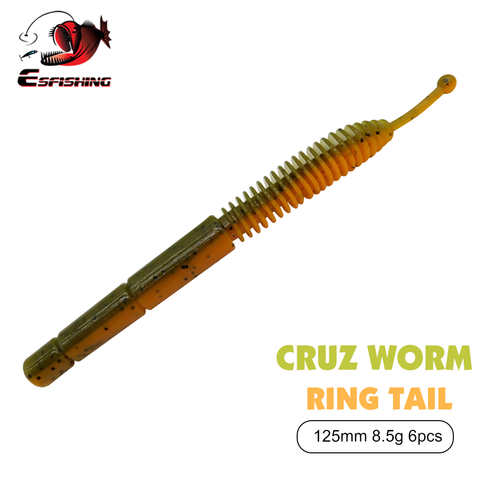 ESFISHING Mềm Dụ Cruz Con Sâu  - đánh giá và giá Fishing Lure Jerkbait