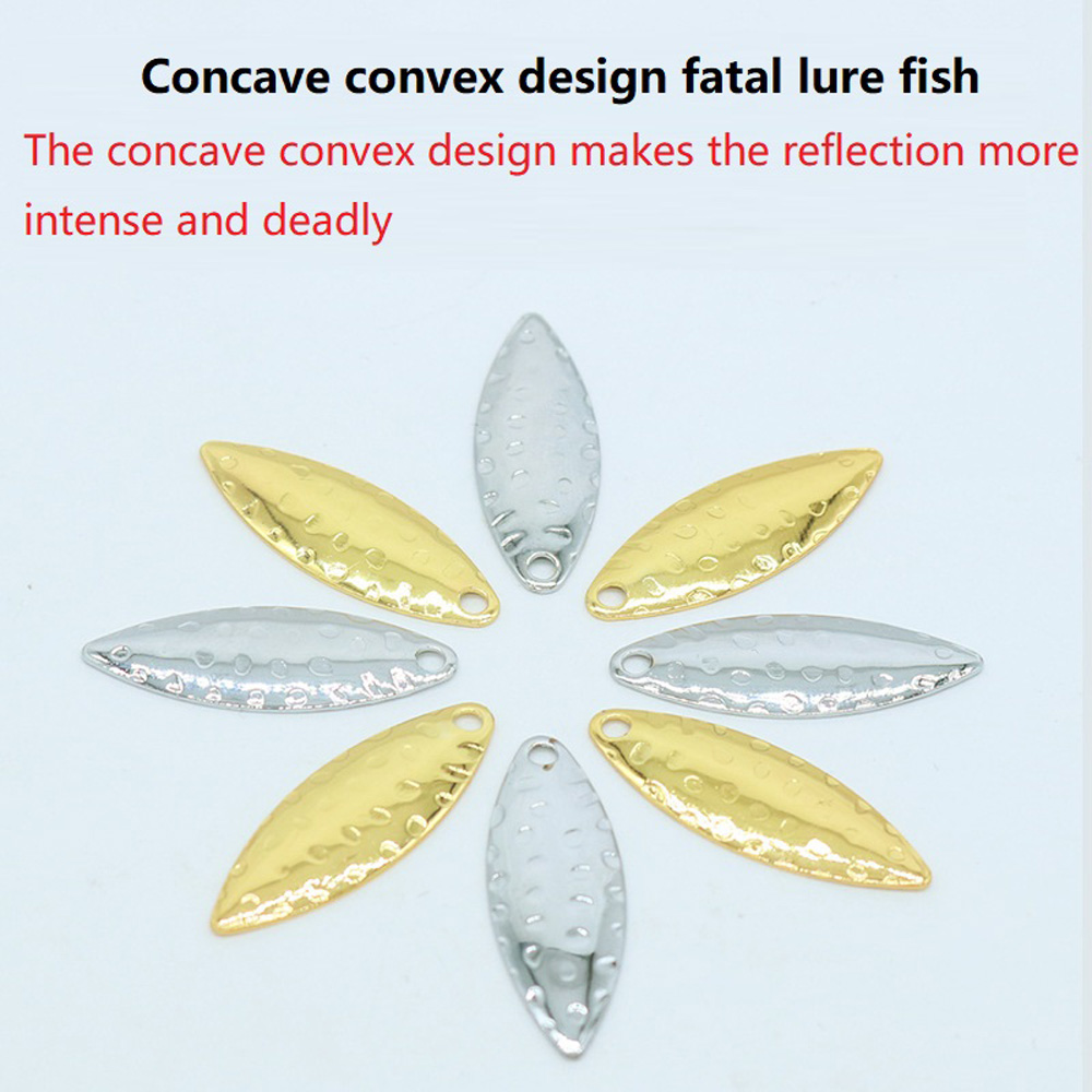 10 Cái/lốc Lá Liễu Đầm Hố Bề M - đánh giá và giá Fishing Lure Spoon