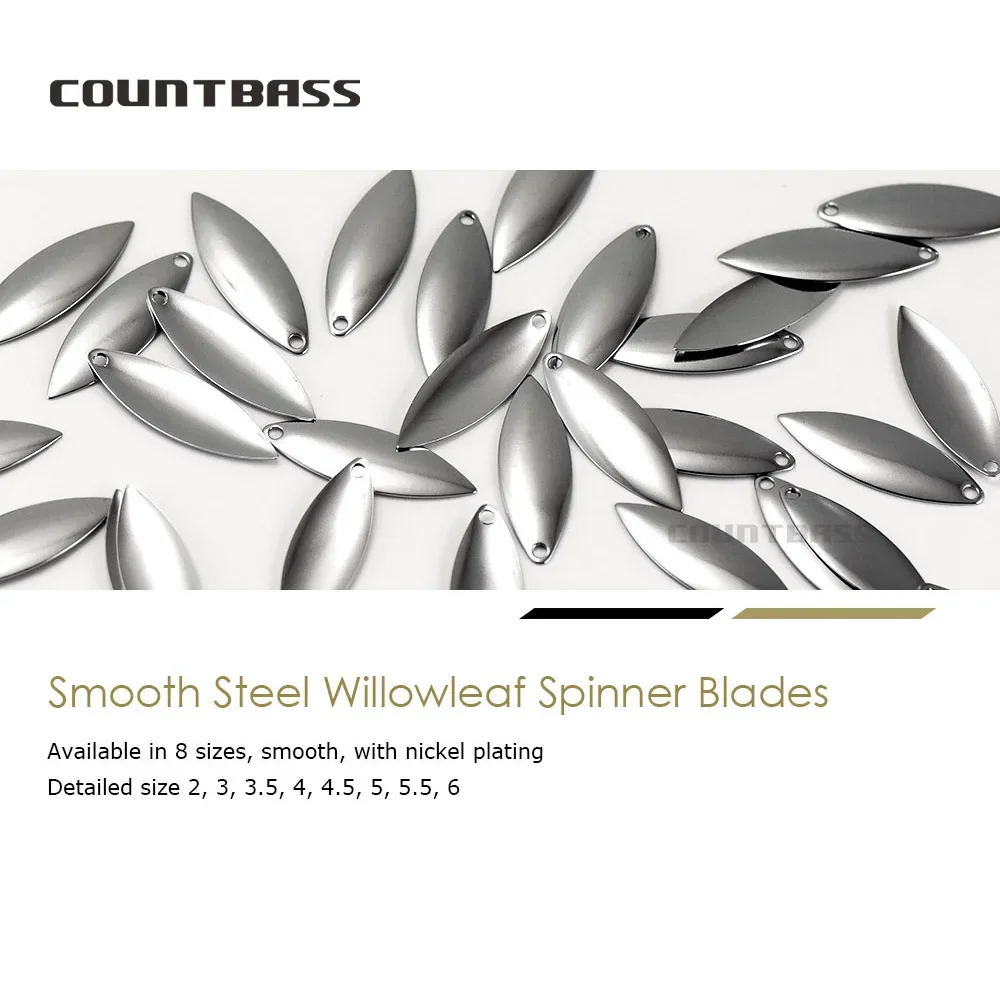 50 Chiếc Kích Thước 1-6 Thép N - đánh giá và giá Fishing Lure Blade Bait