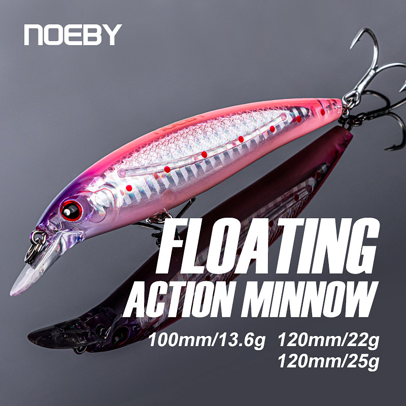 Noeby 100mmm 14g 120mm 22g Jer - đánh giá và giá Fishing Lure Jerkbait