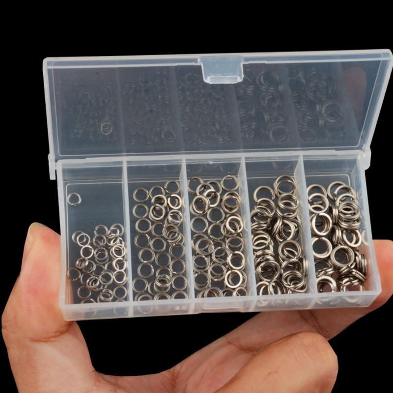 200PCS 5 Sizes High Tensile St - đánh giá và giá Fishing Lure Accessories