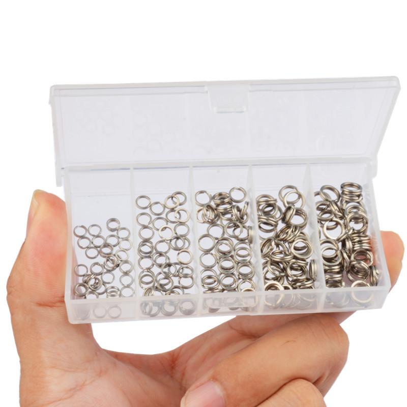 200PCS 5 Sizes High Tensile St - đánh giá và giá Fishing Lure Accessories